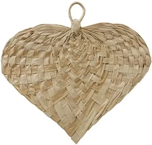 Wanddeko-Objekt Asco natur Palmblatt groß Deko Wand Blatt